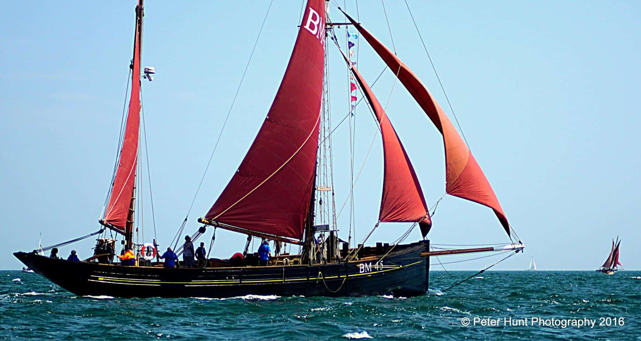 Pilgrim racing in the Brixham Heritage Race. Photo by Peter Hunt Pilgrim racing in the Brixham Heritage Race. Photo by Peter Hunt