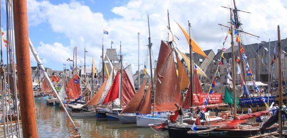 sail to Paimpol 2023 with classic sailing
