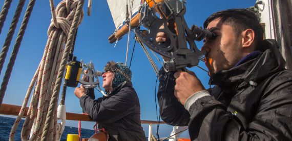 where are we. Blue Clipper on a transatlantic race