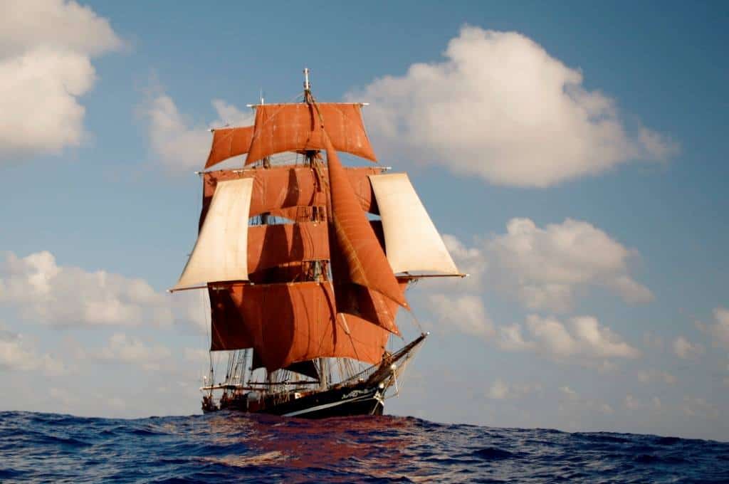 ocean bound on eye of the wind