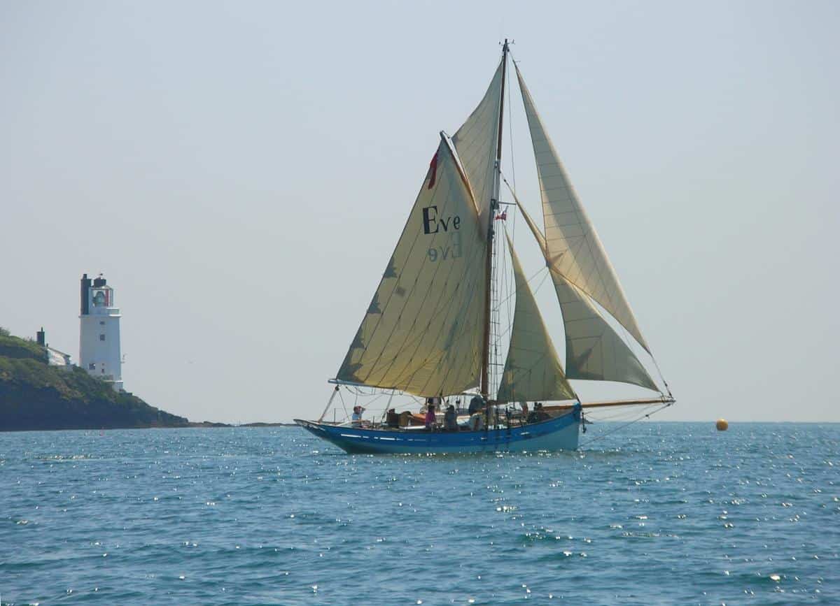 We launched Classic Sailing Ltd with Eve of St Mawes We launched Classic Sailing Ltd with Eve of St Mawes