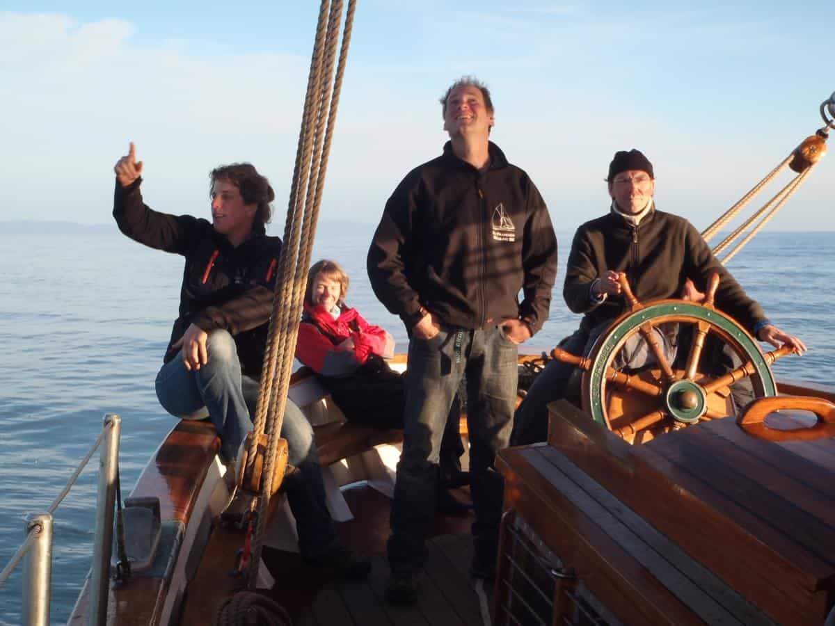 James owns and skippers Eda Frandsen and leads a great staff team James owns and skippers Eda Frandsen and leads a great staff team