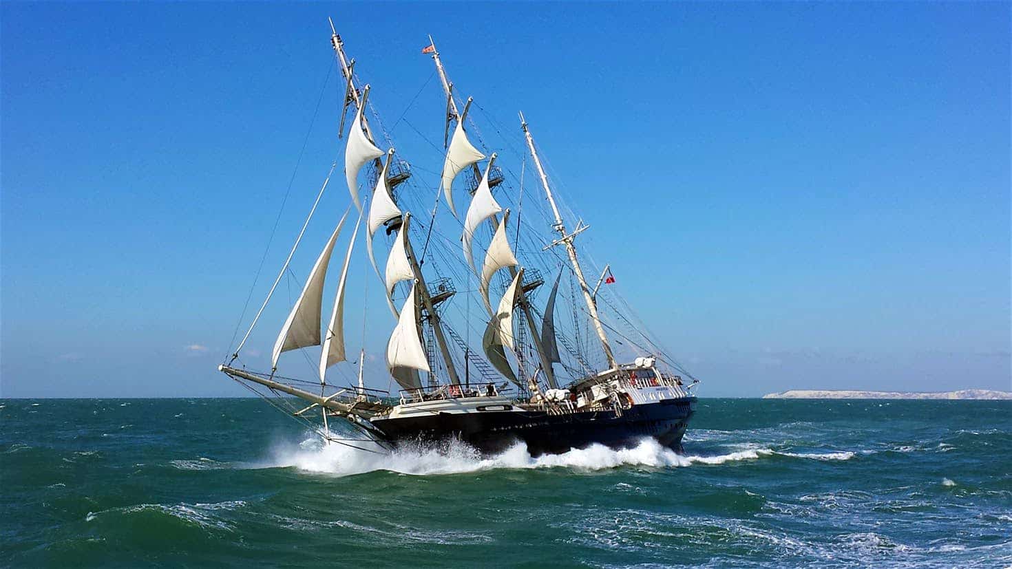 Sailing holidays on Tall ship Tenacious