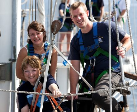 Sailing on Tall ship Tenacious