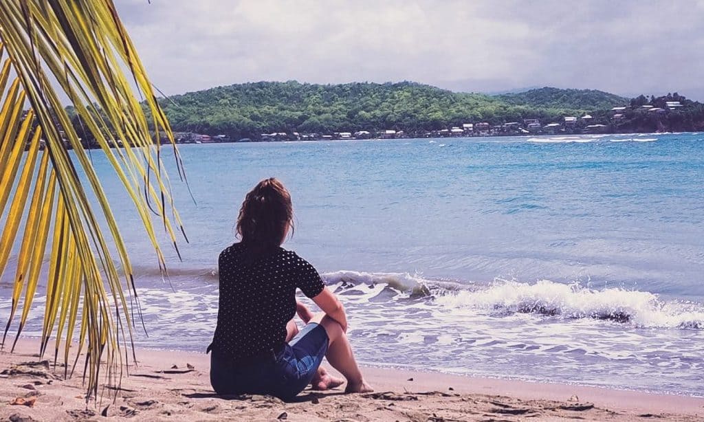 Sunny beaches on Martinique - The Caribbean on a Tall Ship Sailing Morgenster with Classic Sailing