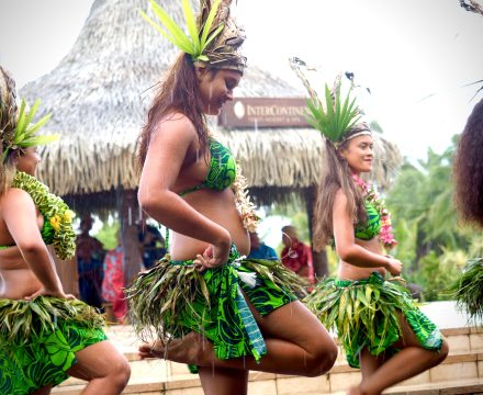 Polynesian dancers