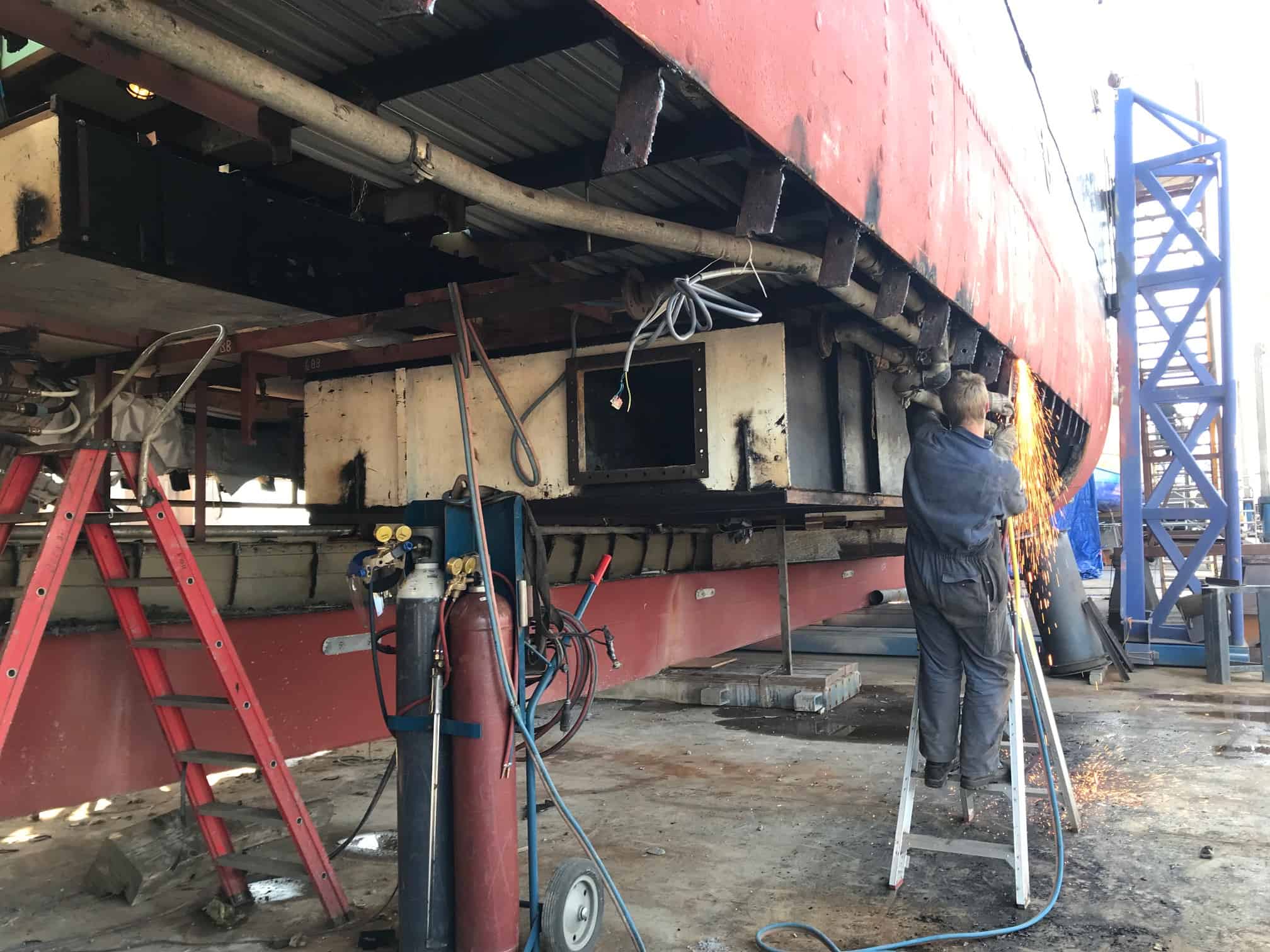 refit Work on Oosterschelde