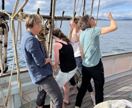 Join a sailing and walking adventure.