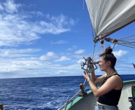The Marine Sextant and how it works aboard Tecla