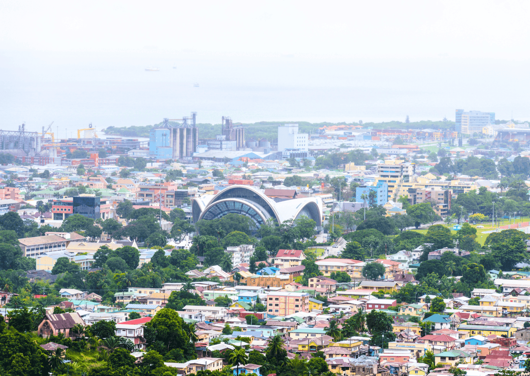 View of Port of Spain, Trinidad