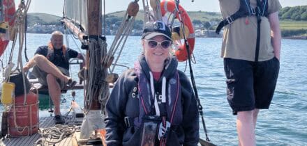 Day sail and wild swim on Moosk