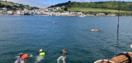 Wild Swimming from Moosk near Plymouth